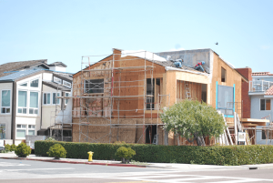 Construction of large new 2 story home